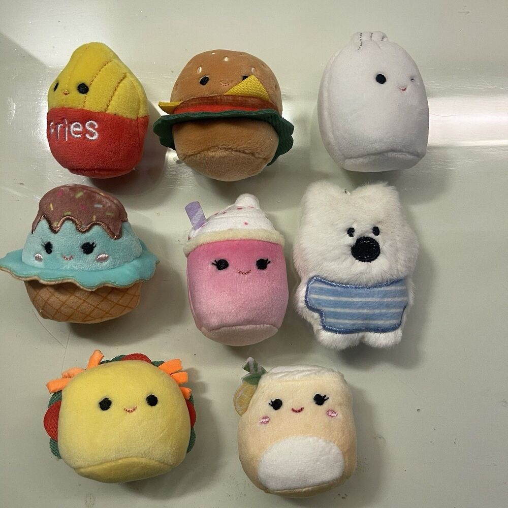 Squishville by Original Squishmallows Sweet Tooth Squad Food - 2-Inch lot of 7